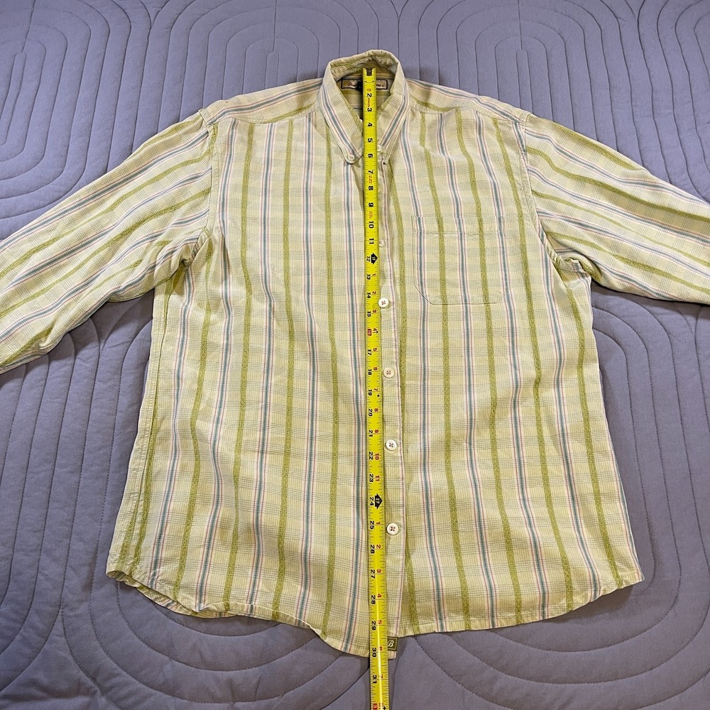 Tommy Bahama Shirt Mens Large Stripe Tencel Lyocell Long Sleeve Casual Button - Picture 7 of 9